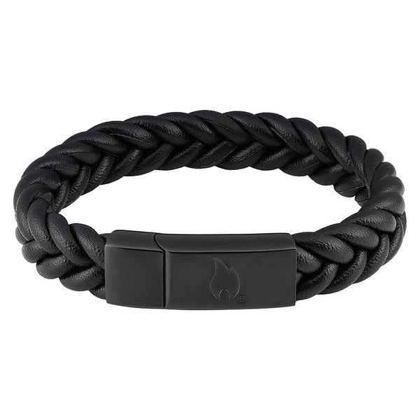 Zippo 2006226 Zapestnica Braided Leather 20 cm